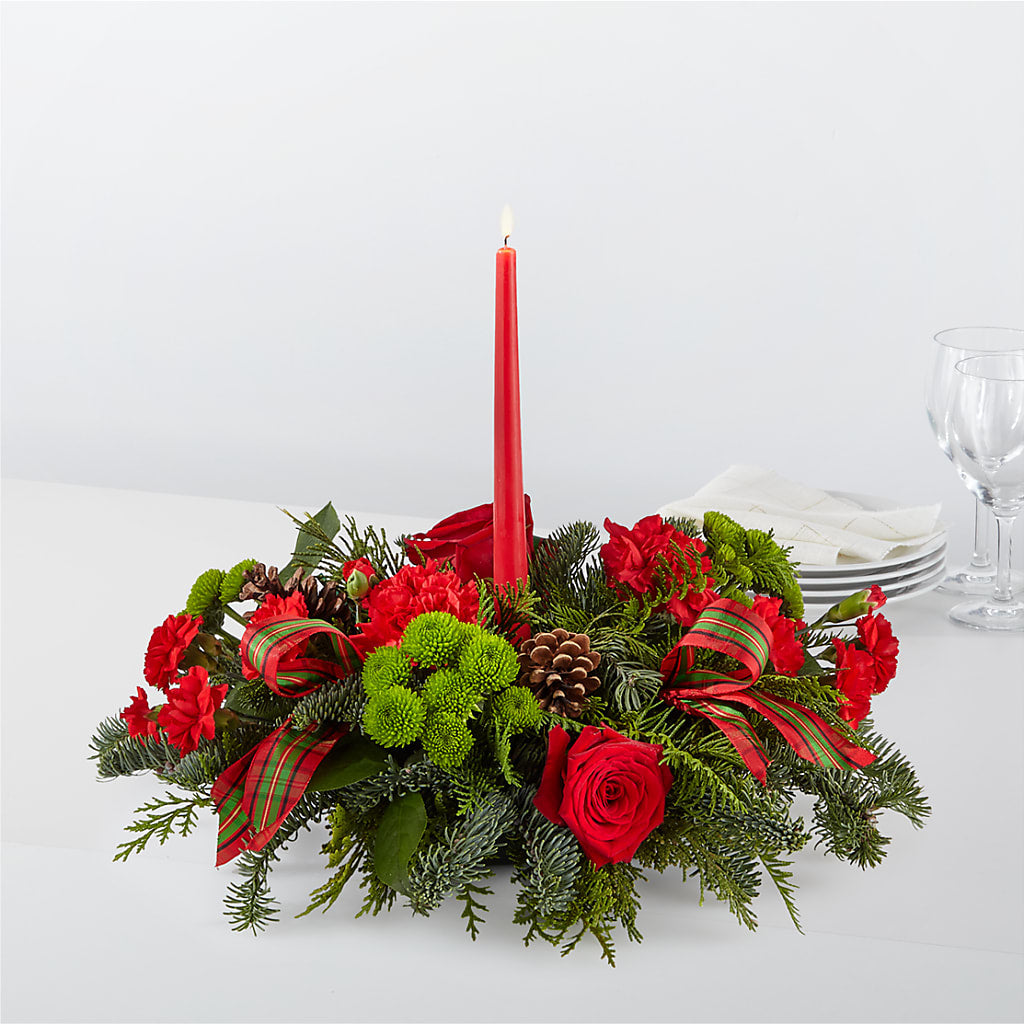 By the Candlelight Centerpiece – TIM'S TREEHOUSE NURSERY & FLORAL, Sutherlin OR