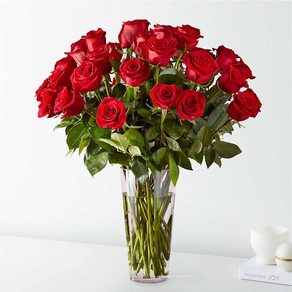 Long Stem Red Rose Bouquet – TIM'S TREEHOUSE NURSERY & FLORAL, Sutherlin OR