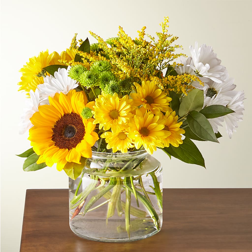 Hello Sunshine Bouquet – TIM'S TREEHOUSE NURSERY & FLORAL, Sutherlin OR