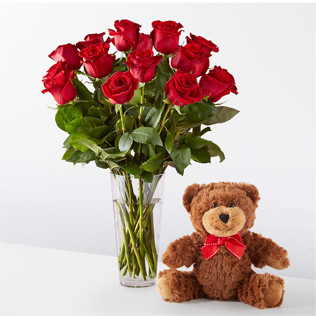 Romantic Long Stem Red Rose Bouquet Bundles – TIM'S TREEHOUSE NURSERY & FLORAL, Sutherlin OR