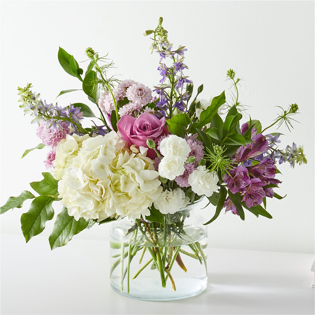Violet Caress Bouquet – TIM'S TREEHOUSE NURSERY & FLORAL, Sutherlin OR