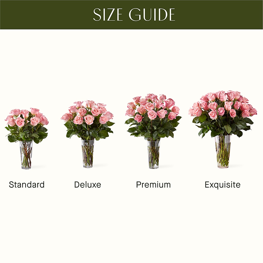 Long Stem Pink Rose Bouquet – TIM'S TREEHOUSE NURSERY & FLORAL, Sutherlin OR