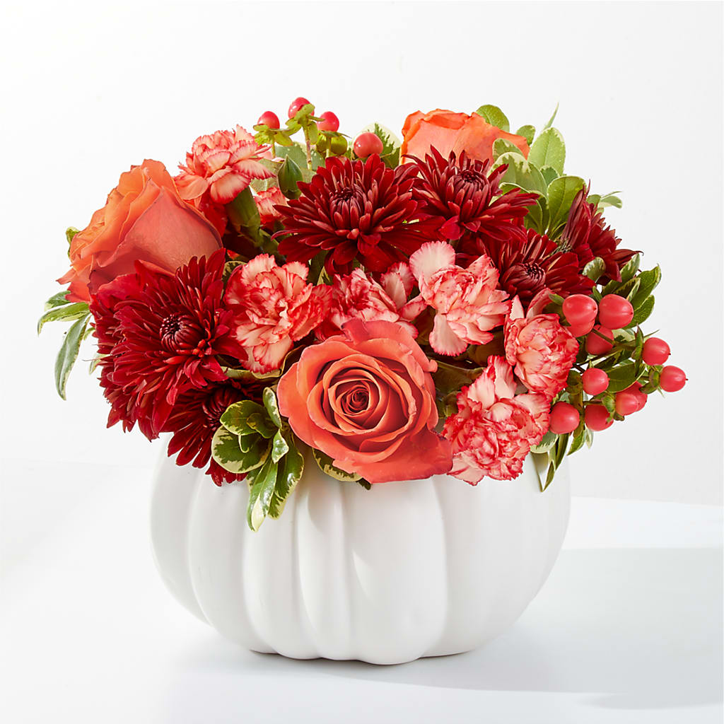 Autumn Air Pumpkin Bouquet – TIM'S TREEHOUSE NURSERY & FLORAL, Sutherlin OR