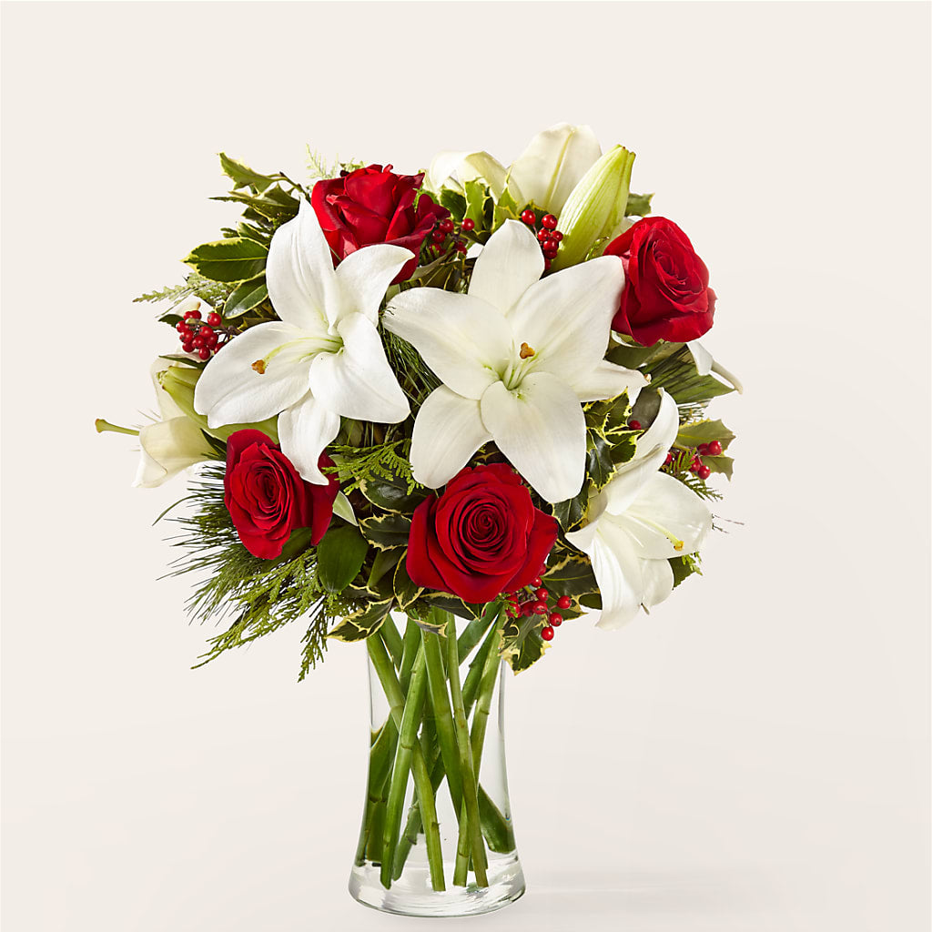 Sparkling Snowflakes Bouquet – TIM'S TREEHOUSE NURSERY & FLORAL, Sutherlin OR