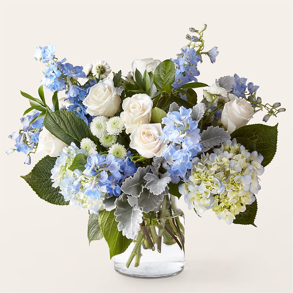 Clear Skies Bouquet – TIM'S TREEHOUSE NURSERY & FLORAL, Sutherlin OR