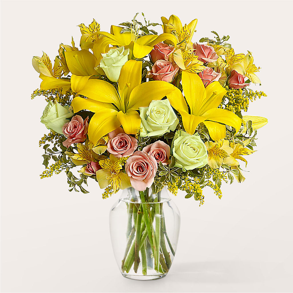 Sunburst Bouquet – TIM'S TREEHOUSE NURSERY & FLORAL, Sutherlin OR