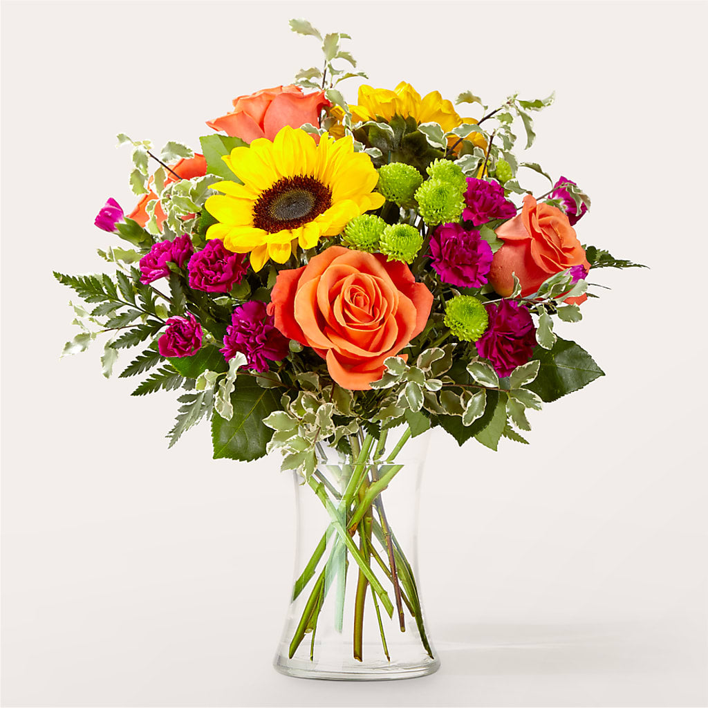 Warmth & Light Bouquet – TIM'S TREEHOUSE NURSERY & FLORAL, Sutherlin OR