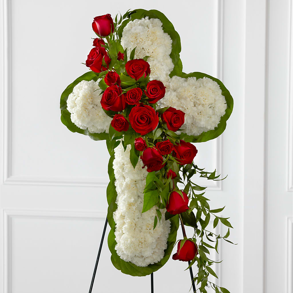 Floral Cross Easel – TIM'S TREEHOUSE NURSERY & FLORAL, Sutherlin OR