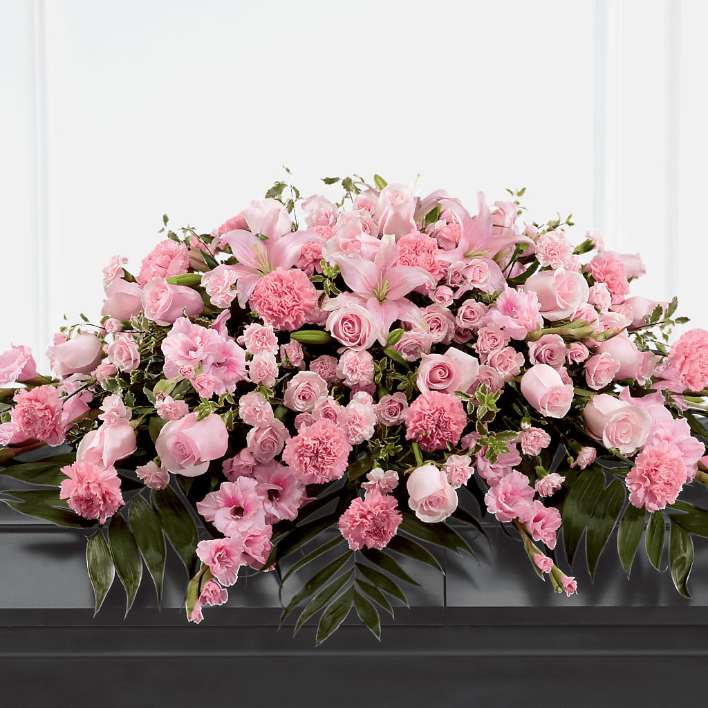 Garden of Comfort Casket Spray (Standard) – TIM'S TREEHOUSE NURSERY & FLORAL, Sutherlin OR