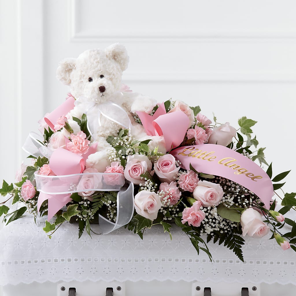 Touch of Sympathy Casket Spray – TIM'S TREEHOUSE NURSERY & FLORAL, Sutherlin OR