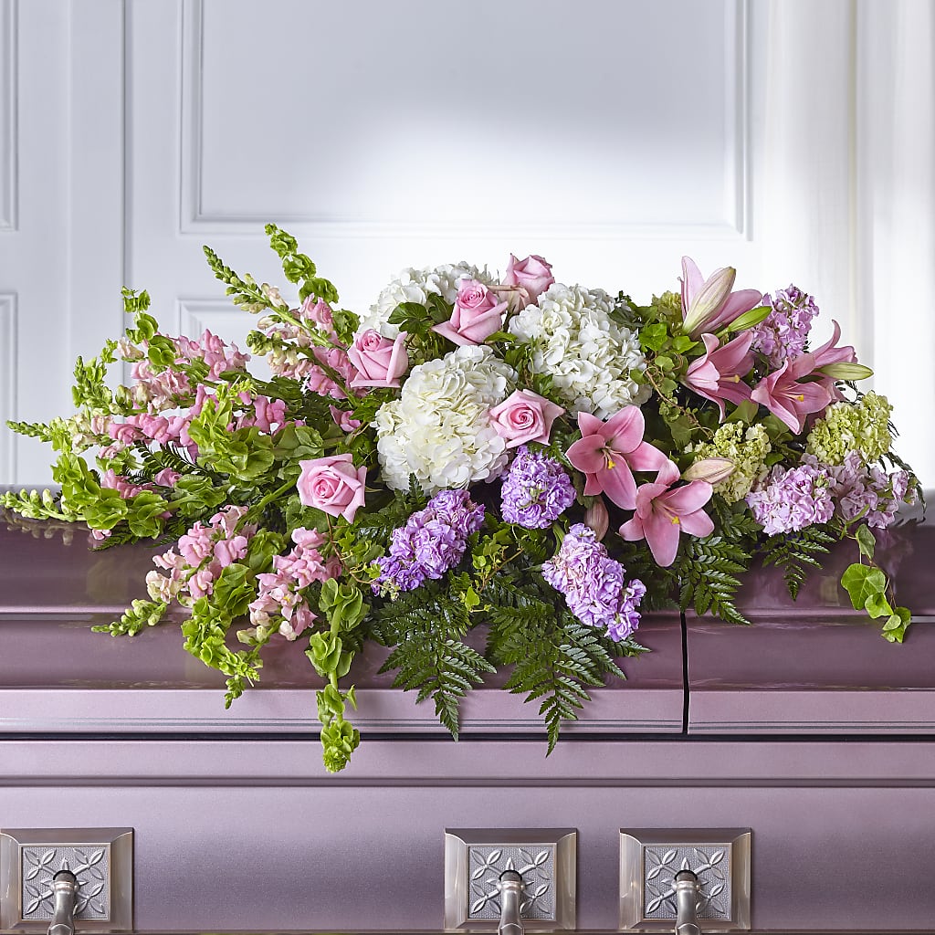 Life's Gratitude Casket Spray – TIM'S TREEHOUSE NURSERY & FLORAL, Sutherlin OR