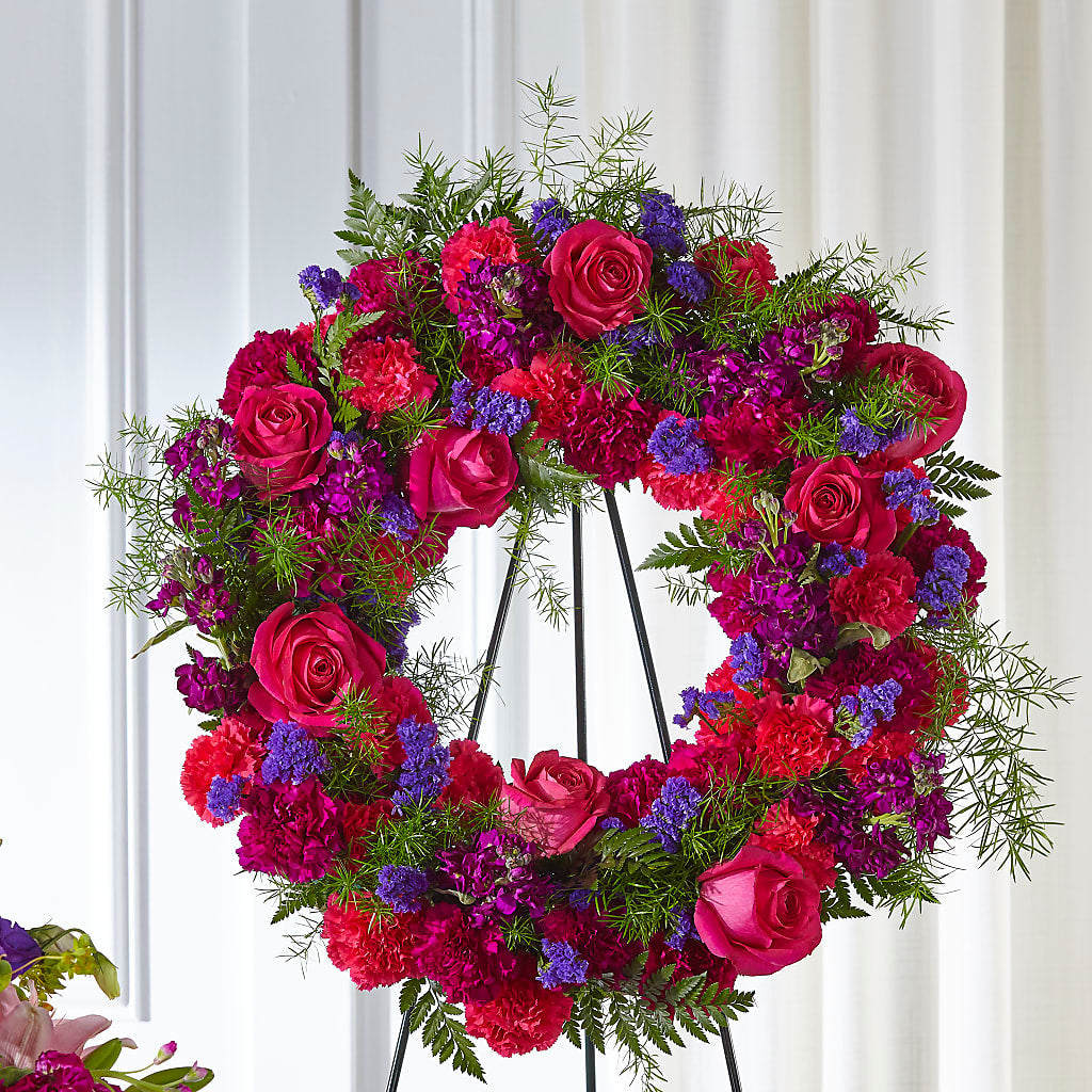 Calming Colors Wreath – TIM'S TREEHOUSE NURSERY & FLORAL, Sutherlin OR