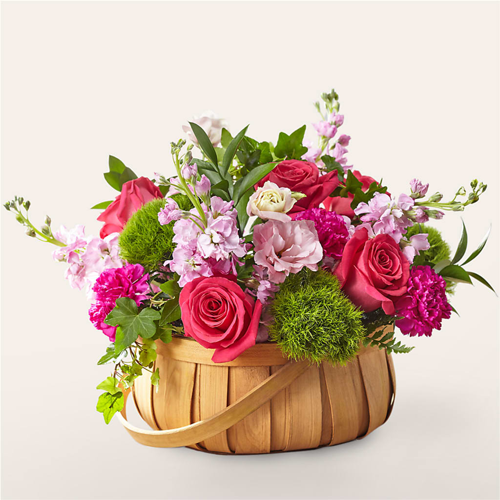 Radiance in Bloom Basket – TIM'S TREEHOUSE NURSERY & FLORAL, Sutherlin OR