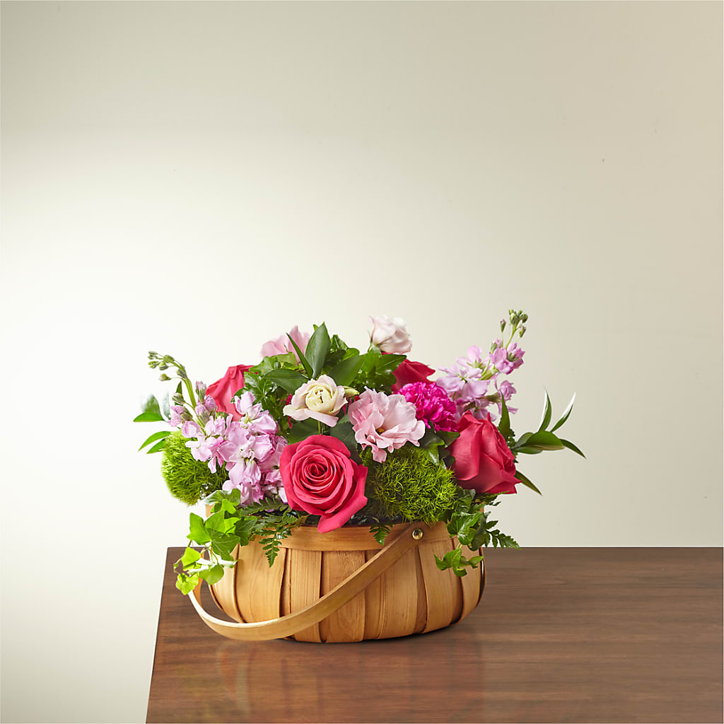 Radiance in Bloom Basket – TIM'S TREEHOUSE NURSERY & FLORAL, Sutherlin OR