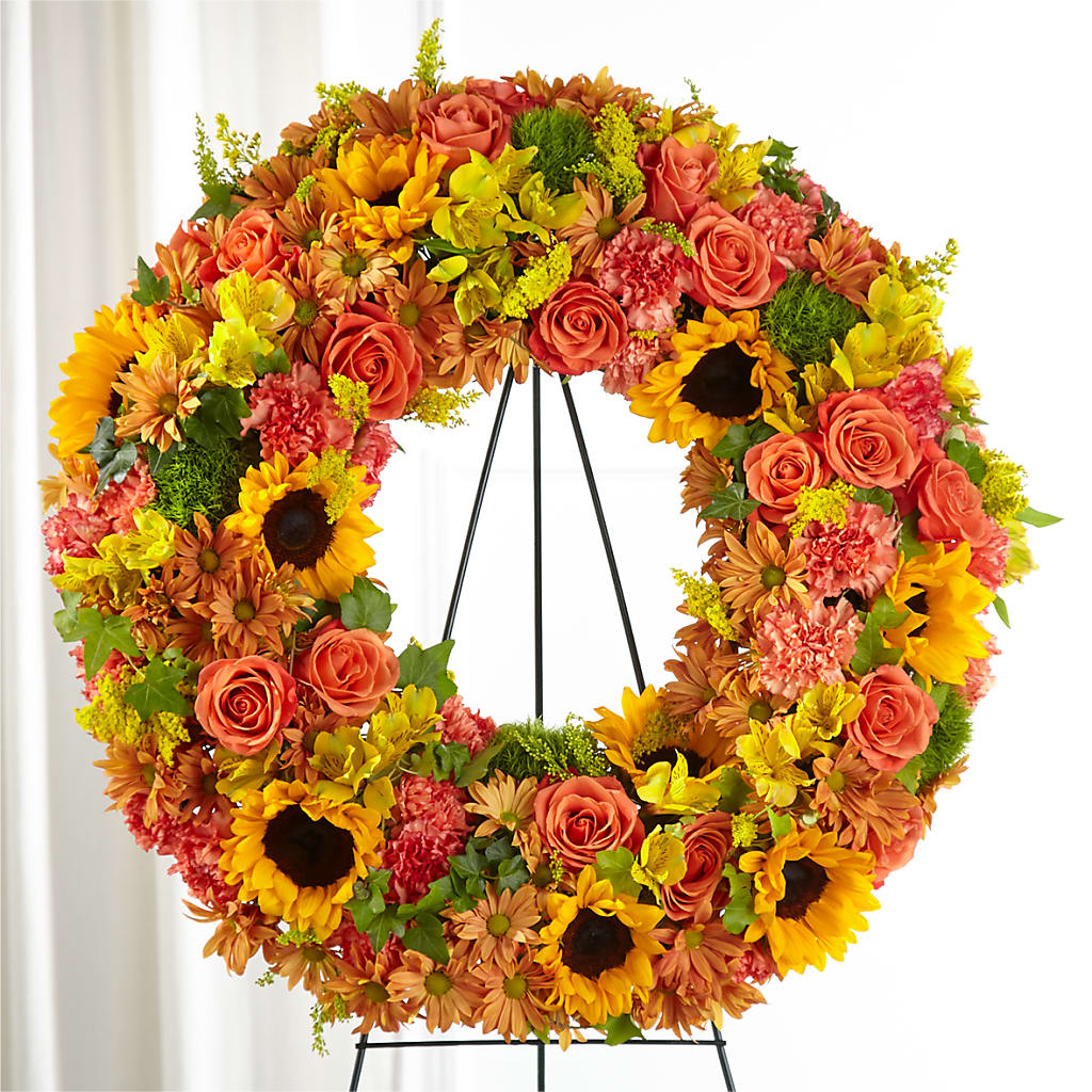 Autumnal Memories Wreath (Standard) – TIM'S TREEHOUSE NURSERY & FLORAL, Sutherlin OR