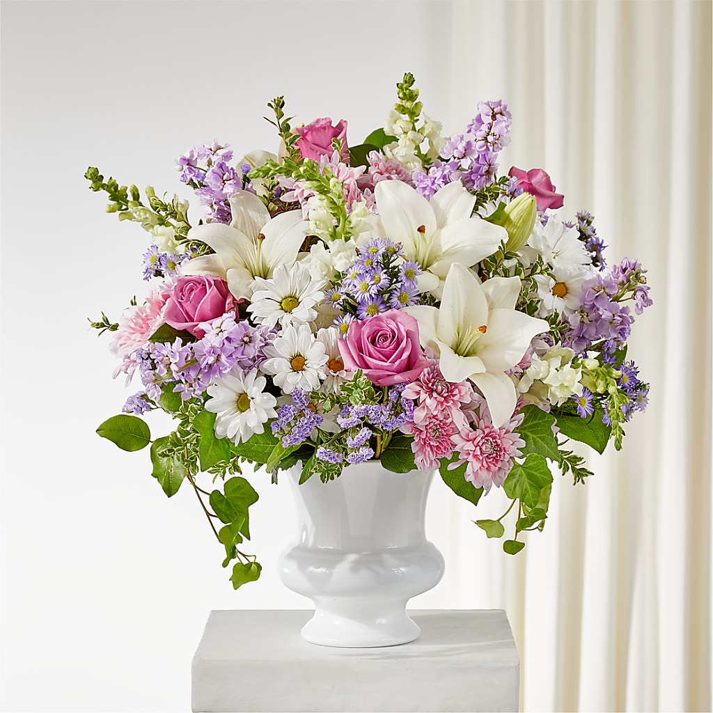 Remarkable Life Urn Arrangement – TIM'S TREEHOUSE NURSERY & FLORAL, Sutherlin OR
