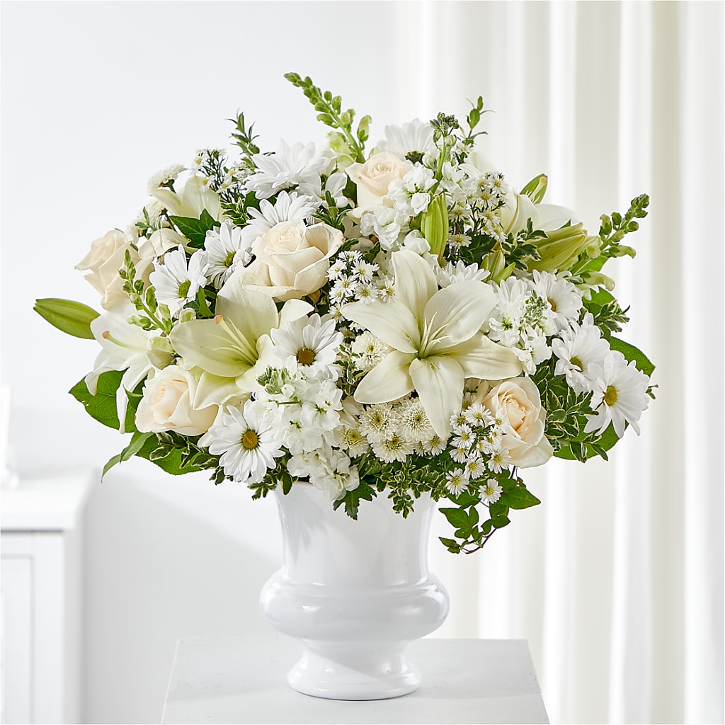 Uplifting Urn Arrangement – TIM'S TREEHOUSE NURSERY & FLORAL, Sutherlin OR