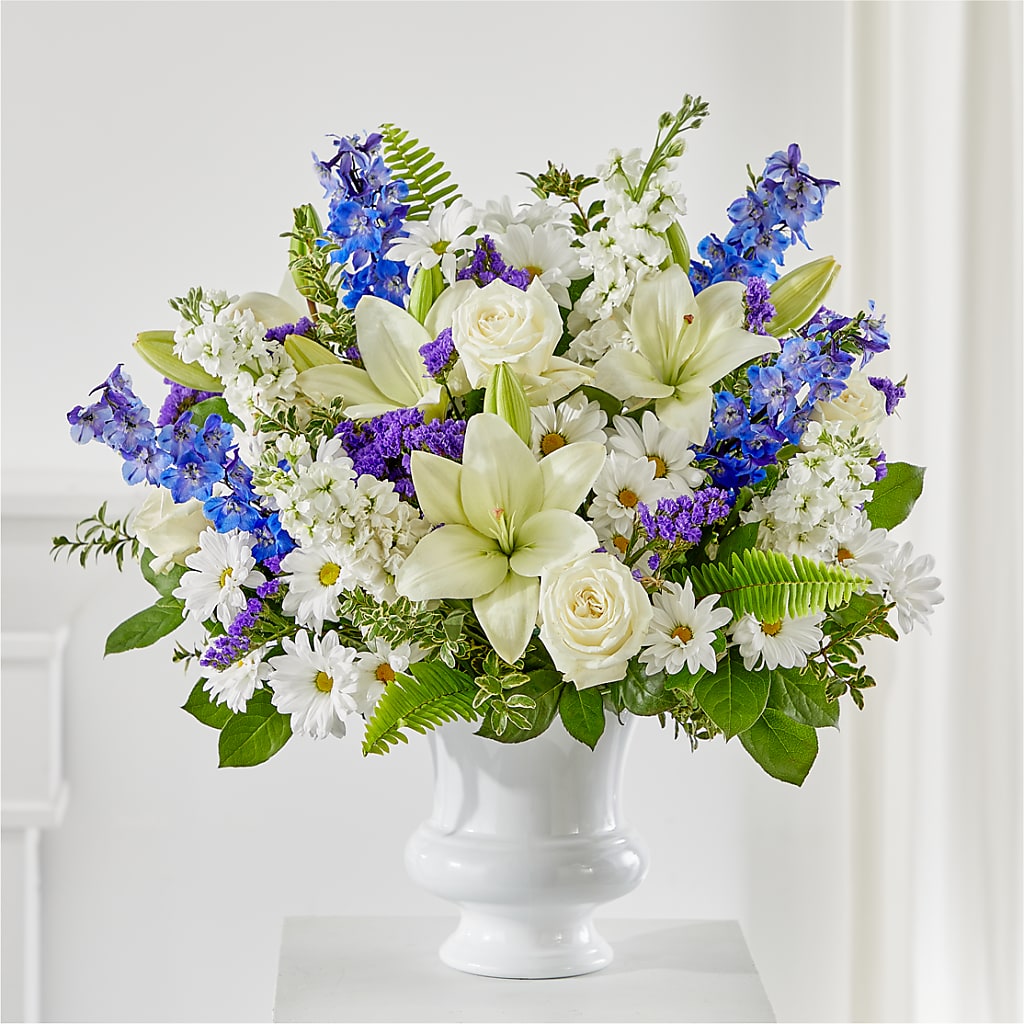 Expressions of Hope Urn Arrangement – TIM'S TREEHOUSE NURSERY & FLORAL, Sutherlin OR
