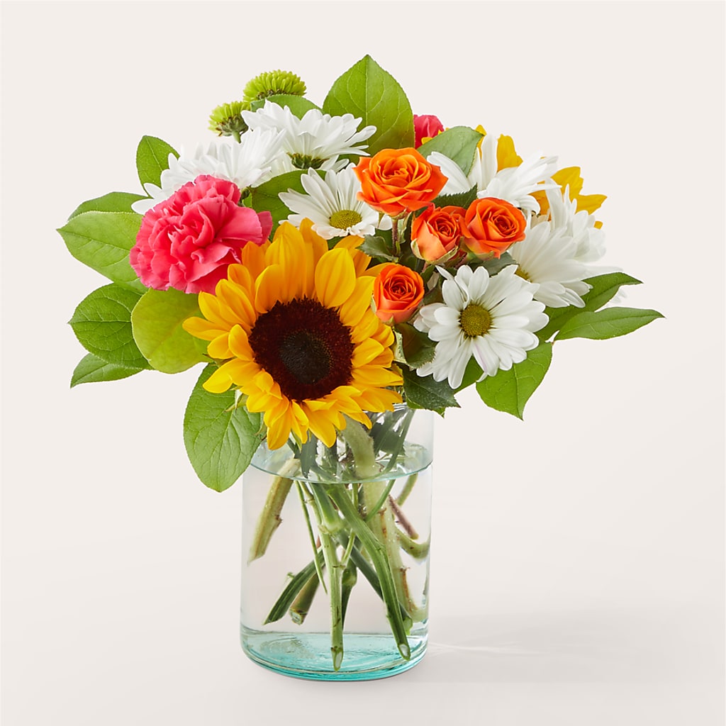 Sun-drenched Blooms Bouquet – TIM'S TREEHOUSE NURSERY & FLORAL, Sutherlin OR