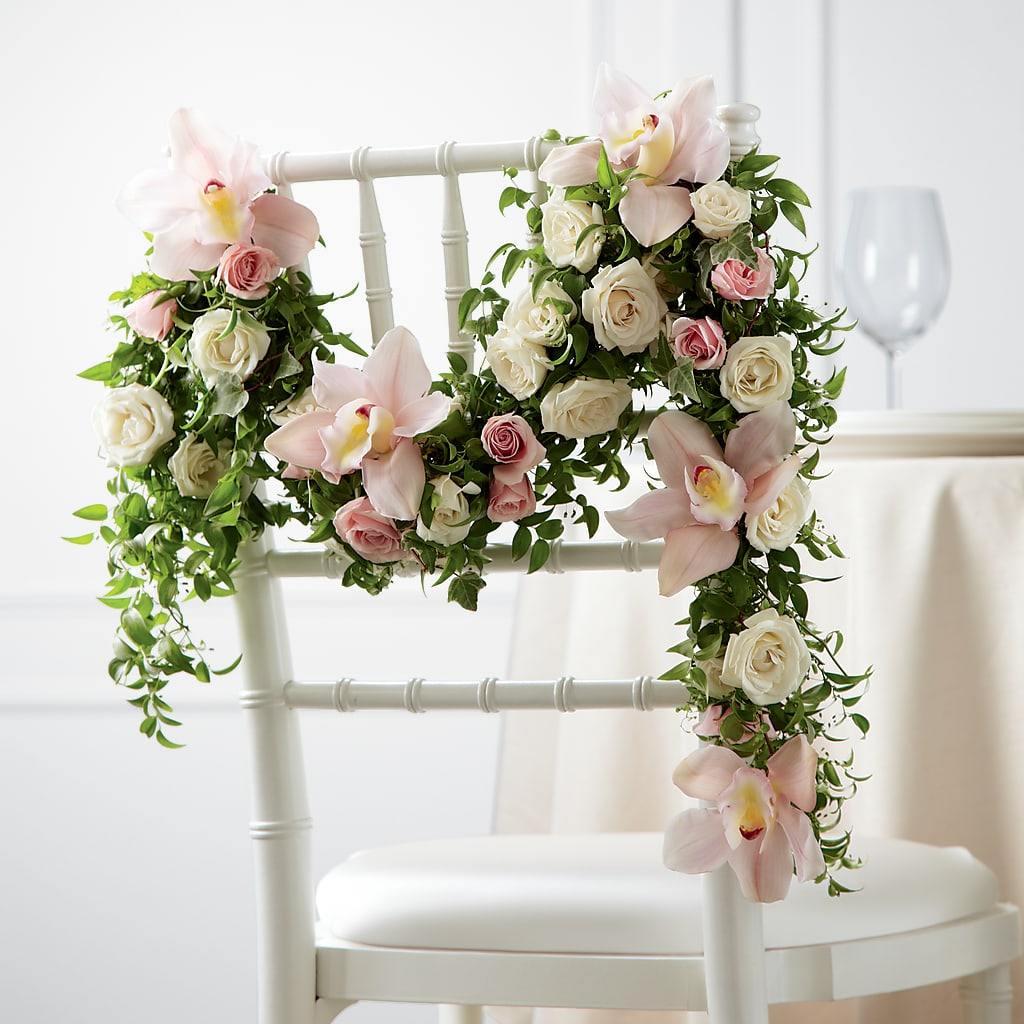 Orchid Rose Chair Décor – TIM'S TREEHOUSE NURSERY & FLORAL, Sutherlin OR