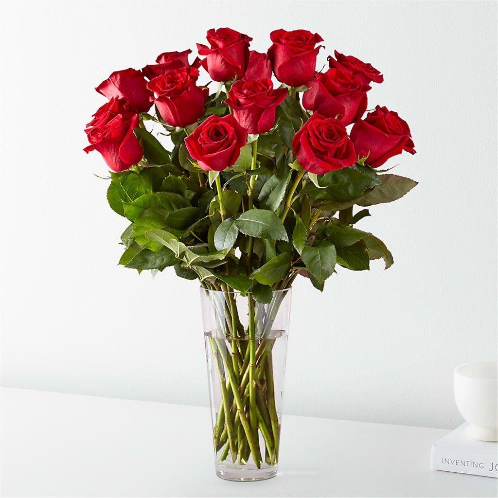 Long Stem Red Rose Bouquet – TIM'S TREEHOUSE NURSERY & FLORAL, Sutherlin OR