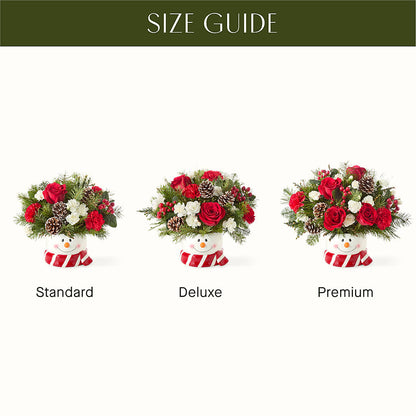 Jolly Snowman Bouquet – TIM'S TREEHOUSE NURSERY & FLORAL, Sutherlin OR
