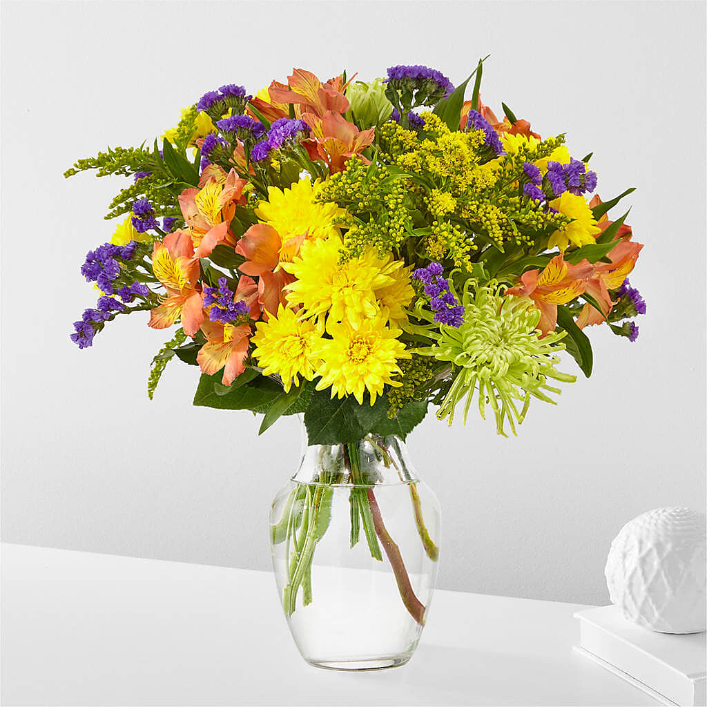 Marmalade Skies Bouquet – TIM'S TREEHOUSE NURSERY & FLORAL, Sutherlin OR