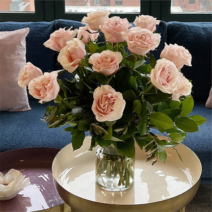Long Stem Pink Rose Bouquet – TIM'S TREEHOUSE NURSERY & FLORAL, Sutherlin OR