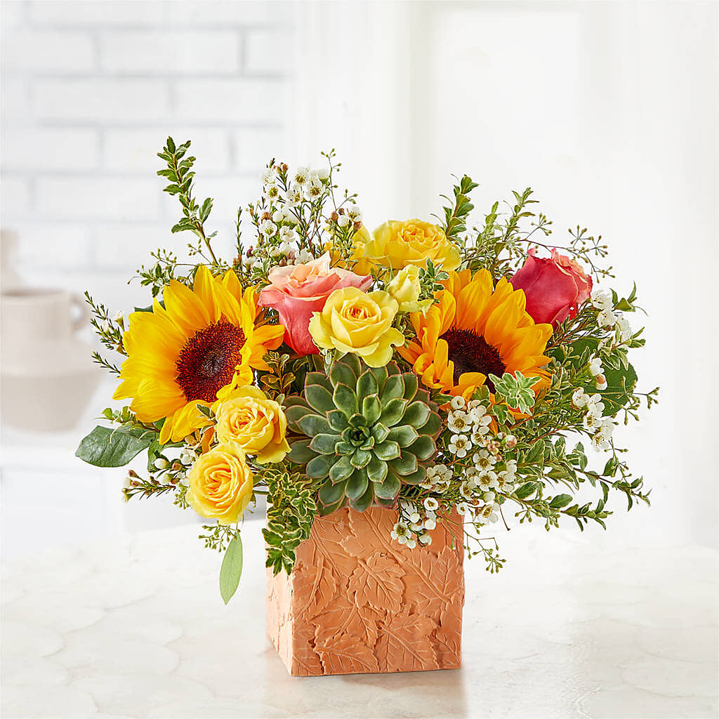 Sunflower Season Bouquet – TIM'S TREEHOUSE NURSERY & FLORAL, Sutherlin OR