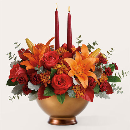 Fruits of Fall Centerpiece – TIM'S TREEHOUSE NURSERY & FLORAL, Sutherlin OR