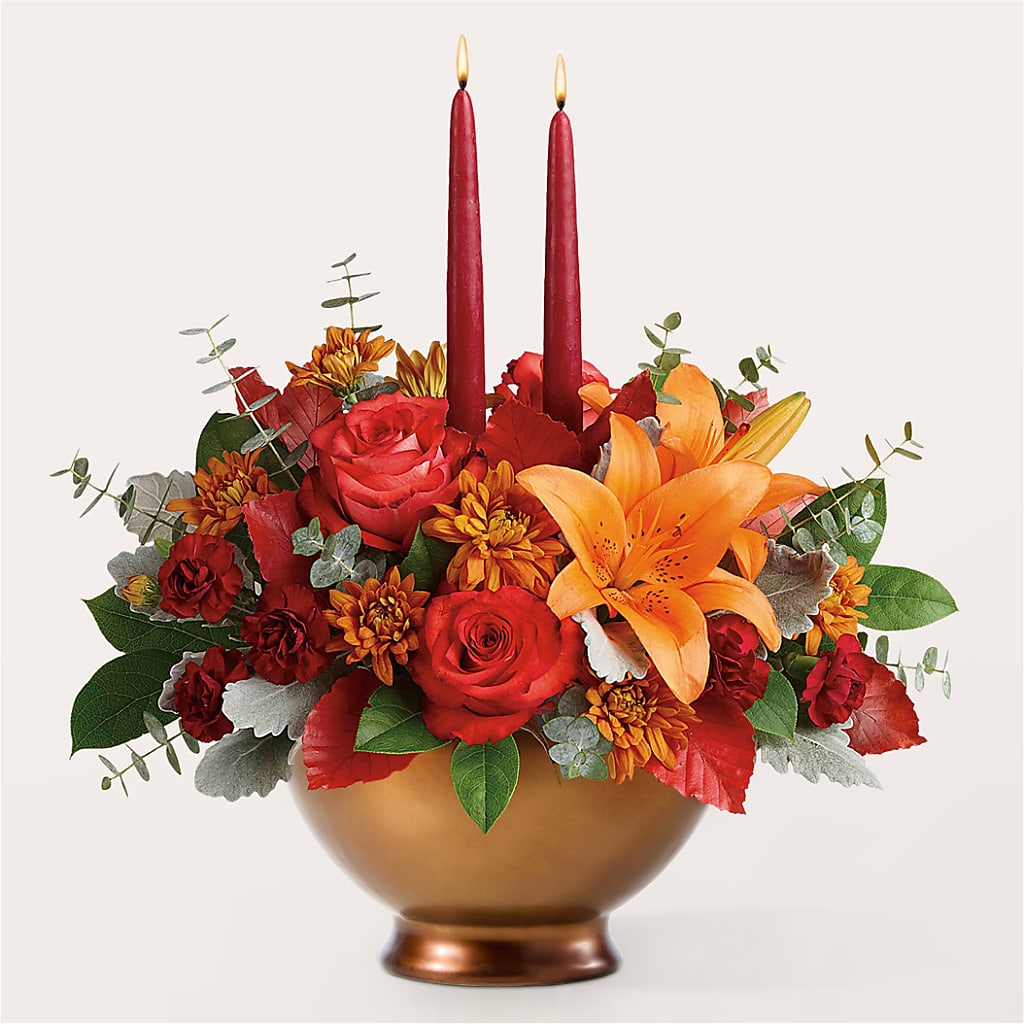 Fruits of Fall Centerpiece – TIM'S TREEHOUSE NURSERY & FLORAL, Sutherlin OR