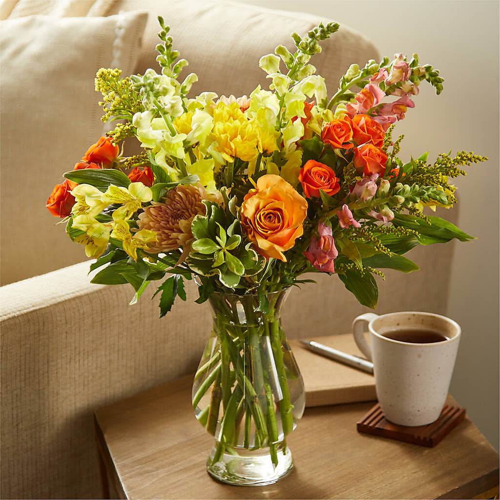 Fall Delight – A Florist Original – TIM'S TREEHOUSE NURSERY & FLORAL, Sutherlin OR