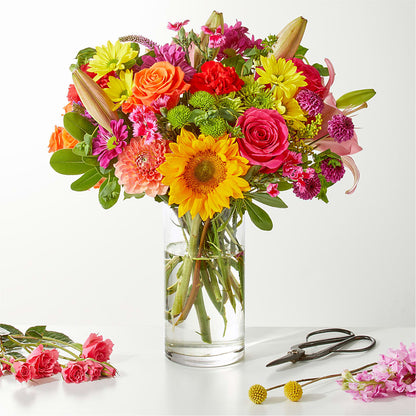 Cue the Confetti - A Florist Original – TIM'S TREEHOUSE NURSERY & FLORAL, Sutherlin OR