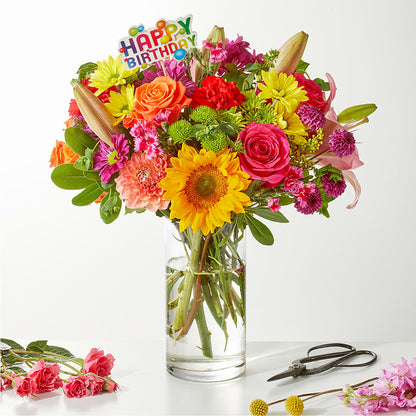 Cue the Confetti - A Florist Original – TIM'S TREEHOUSE NURSERY & FLORAL, Sutherlin OR