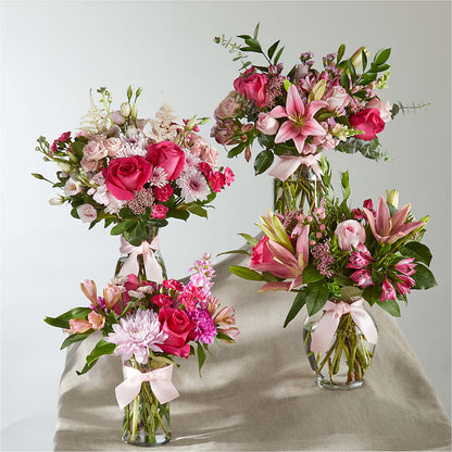 Pink Ribbon - A Florist Original – TIM'S TREEHOUSE NURSERY & FLORAL, Sutherlin OR