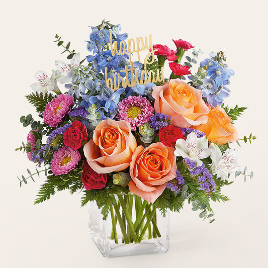 Birthday Bash Bouquet – TIM'S TREEHOUSE NURSERY & FLORAL, Sutherlin OR