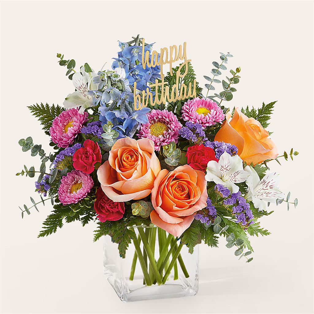 Birthday Bash Bouquet – TIM'S TREEHOUSE NURSERY & FLORAL, Sutherlin OR
