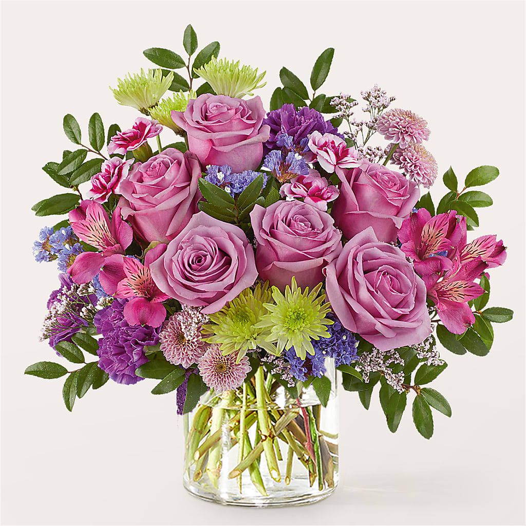 Glass Half Full Bouquet – TIM'S TREEHOUSE NURSERY & FLORAL, Sutherlin OR