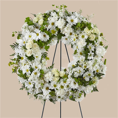 Faithful Wishes Wreath – TIM'S TREEHOUSE NURSERY & FLORAL, Sutherlin OR