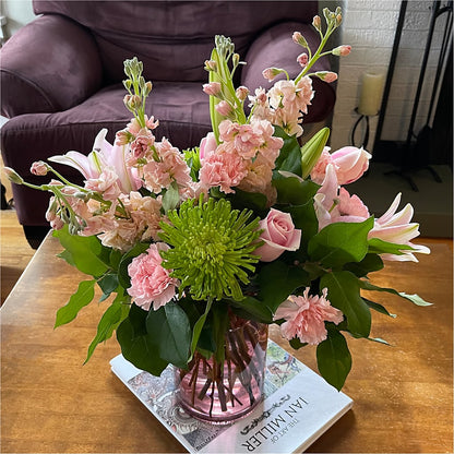 Pretty in Pink Bouquet – TIM'S TREEHOUSE NURSERY & FLORAL, Sutherlin OR