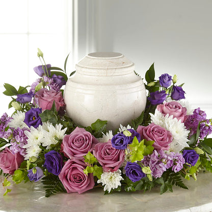 Blooming Sympathy Cremation Adornment – TIM'S TREEHOUSE NURSERY & FLORAL, Sutherlin OR