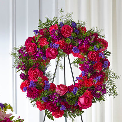 Calming Colors Wreath – TIM'S TREEHOUSE NURSERY & FLORAL, Sutherlin OR