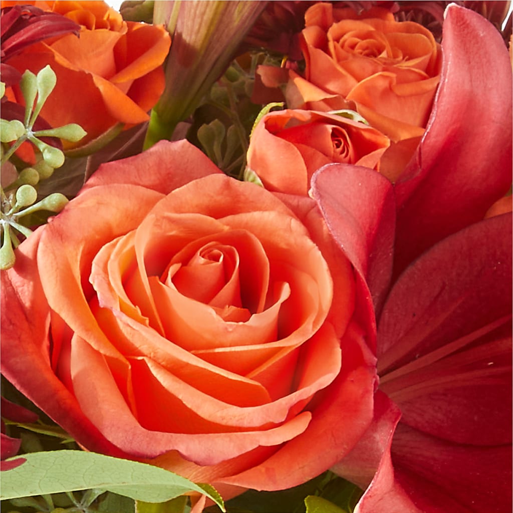 Crimson Leaves Bouquet – TIM'S TREEHOUSE NURSERY & FLORAL, Sutherlin OR