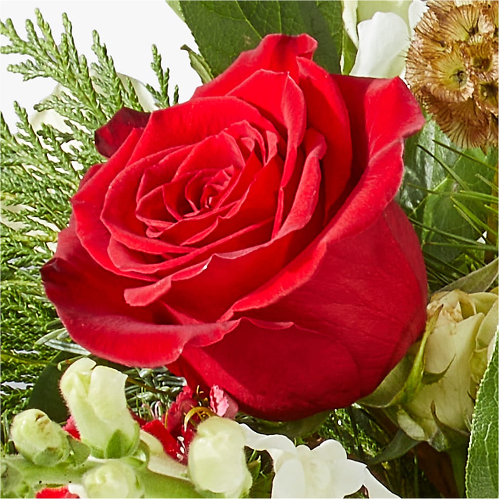 Deck the Halls Bouquet – TIM'S TREEHOUSE NURSERY & FLORAL, Sutherlin OR