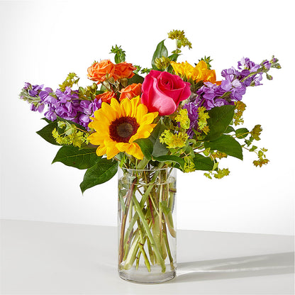 Vibrant Greetings Bouquet – TIM'S TREEHOUSE NURSERY & FLORAL, Sutherlin OR