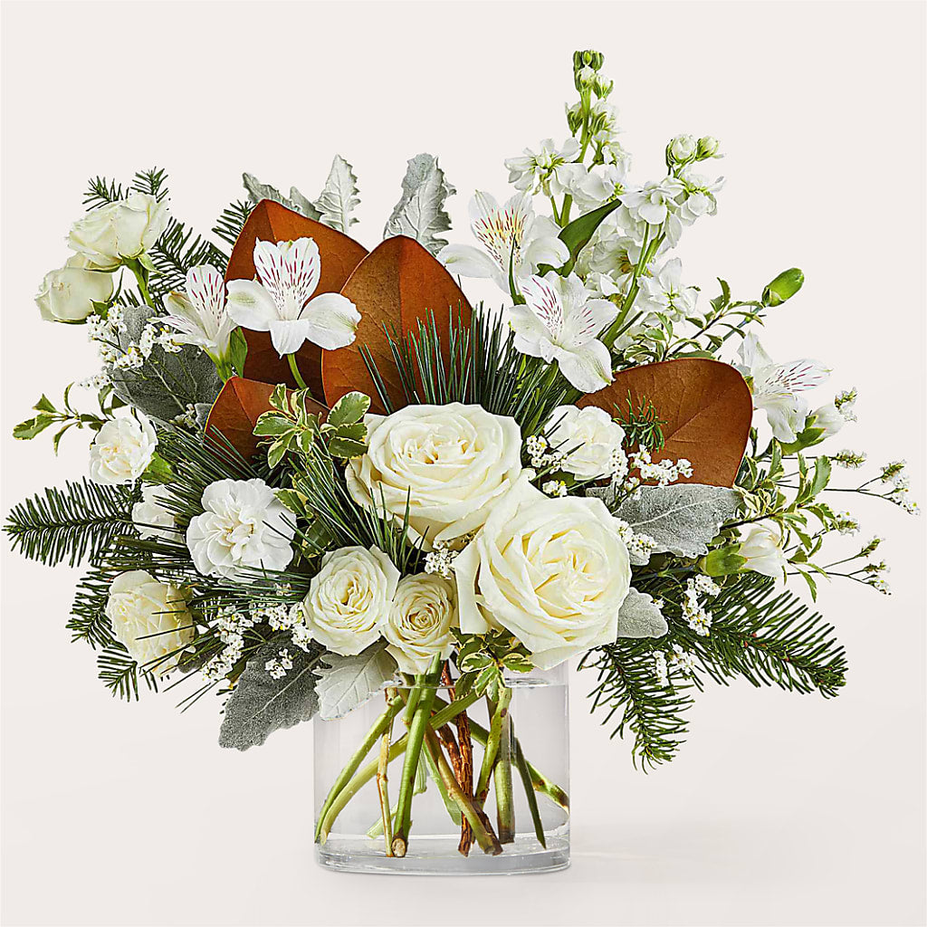 Fresh Snowfall Bouquet – TIM'S TREEHOUSE NURSERY & FLORAL, Sutherlin OR